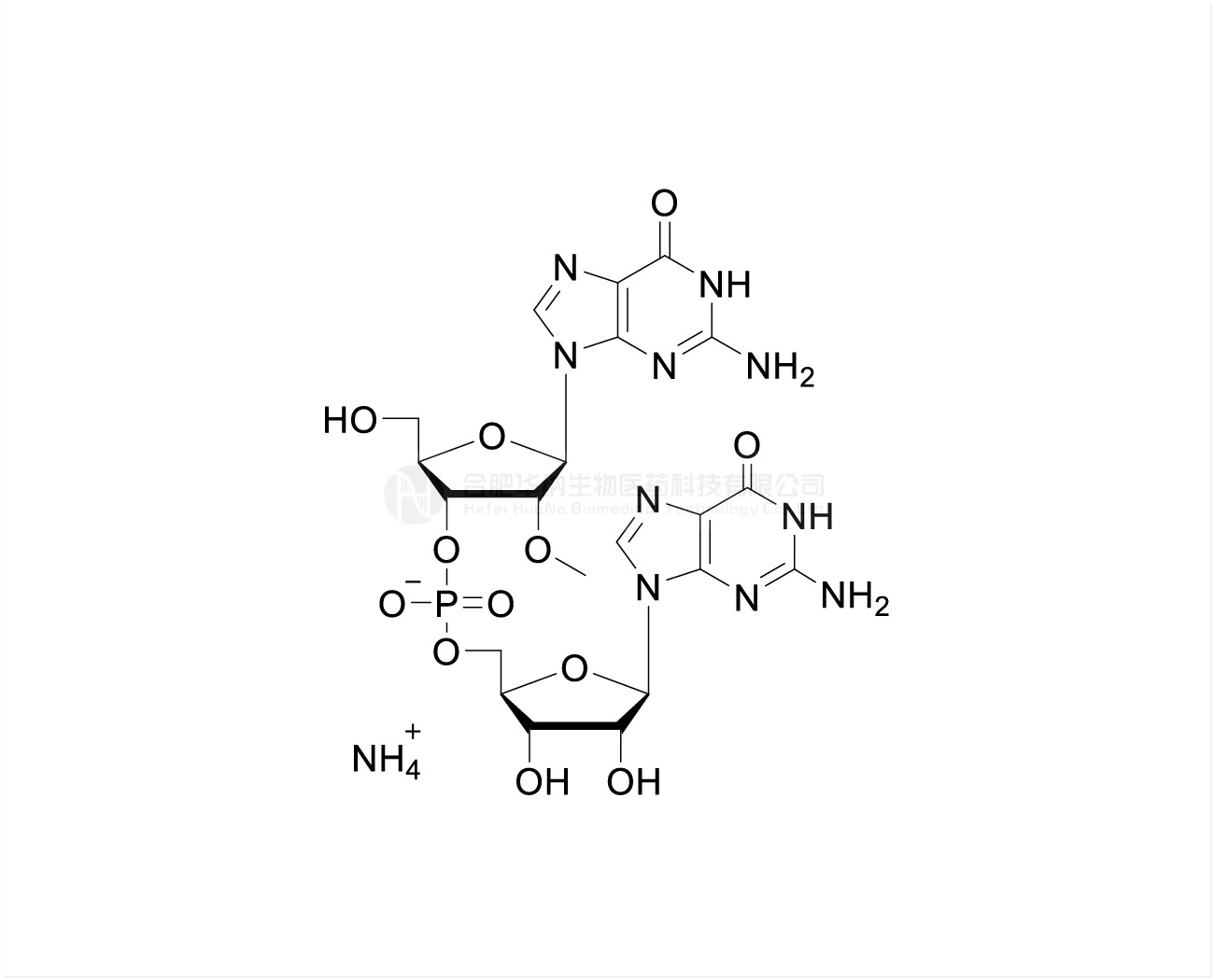 5'-OH-(2'OMe-G)pG Ammonium Salt